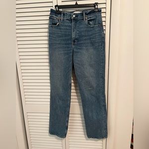 Abercrombie & Fitch Ultra High Rise 90s Straight Leg Jeans